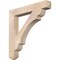 Ekena Millwork Olympic Craftsman Smooth Bracket, Douglas Fir, 5 1/2"W x 40"D x 40"H BKT06X40X40OLY04SDF - alternate 1